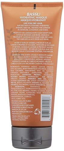 Miniatura 2 de Mascarilla hidratante Surface Hair Bassu, acondicionada mientras añade humedad y brillo, sin parabenos y vegana con aceite de babasú