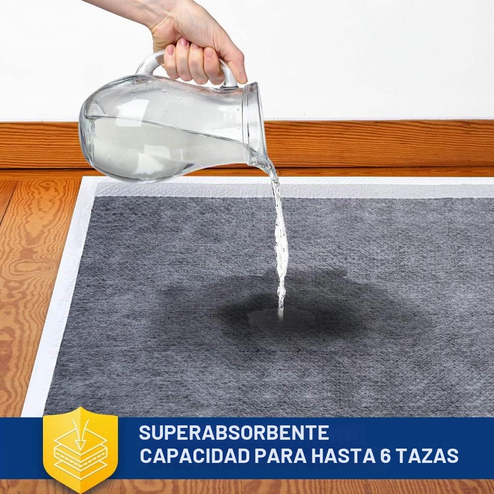 Dono Pañales Almohadillas de Entrenamiento para Mascotas Absorbente, para Inodoro, 4 Tamaños (S-100 Count)