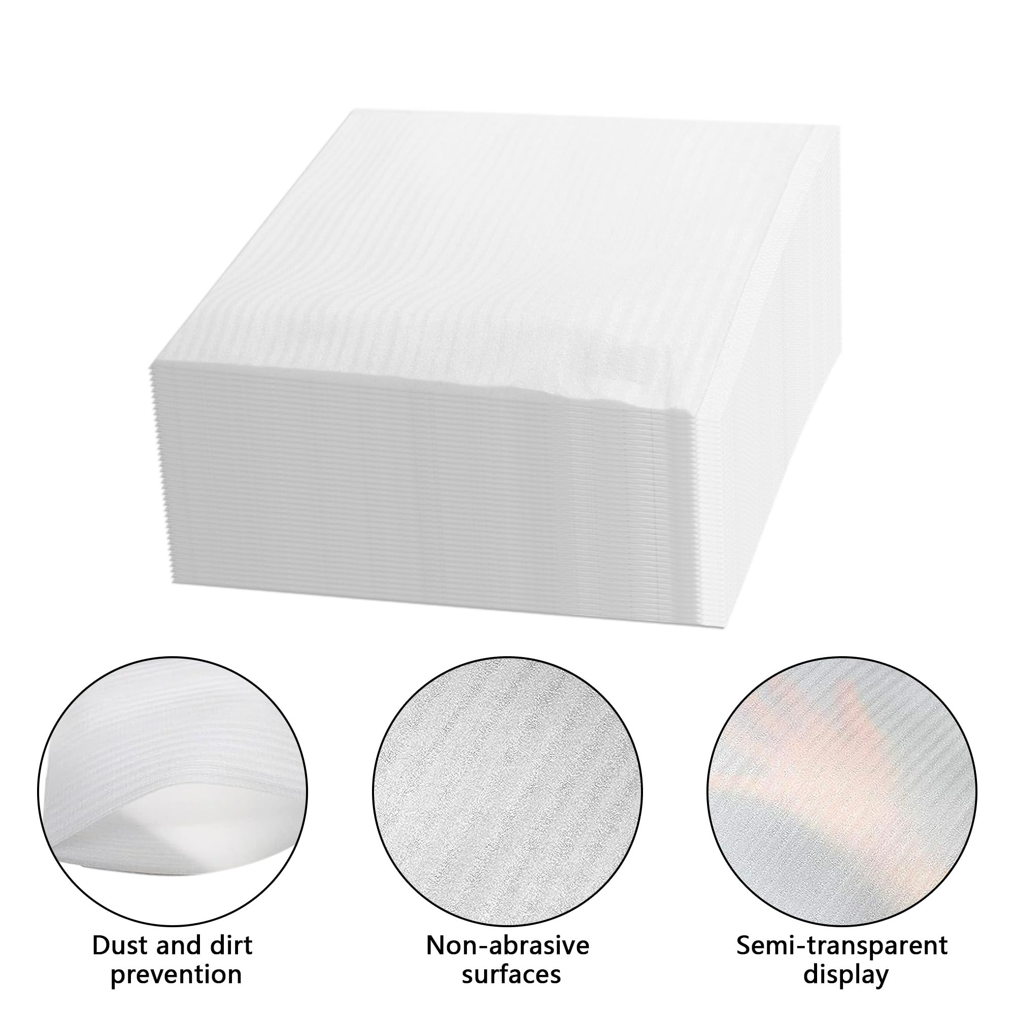 100 Stück 30 x 30 cm Schaumstoff Beutel Schaumfolie, Schaumstoffverpackung, Weiß Schaumfolie Verpackung, Verpackungsmaterial für Umzug Glas Möbel Porzellan Geschirr