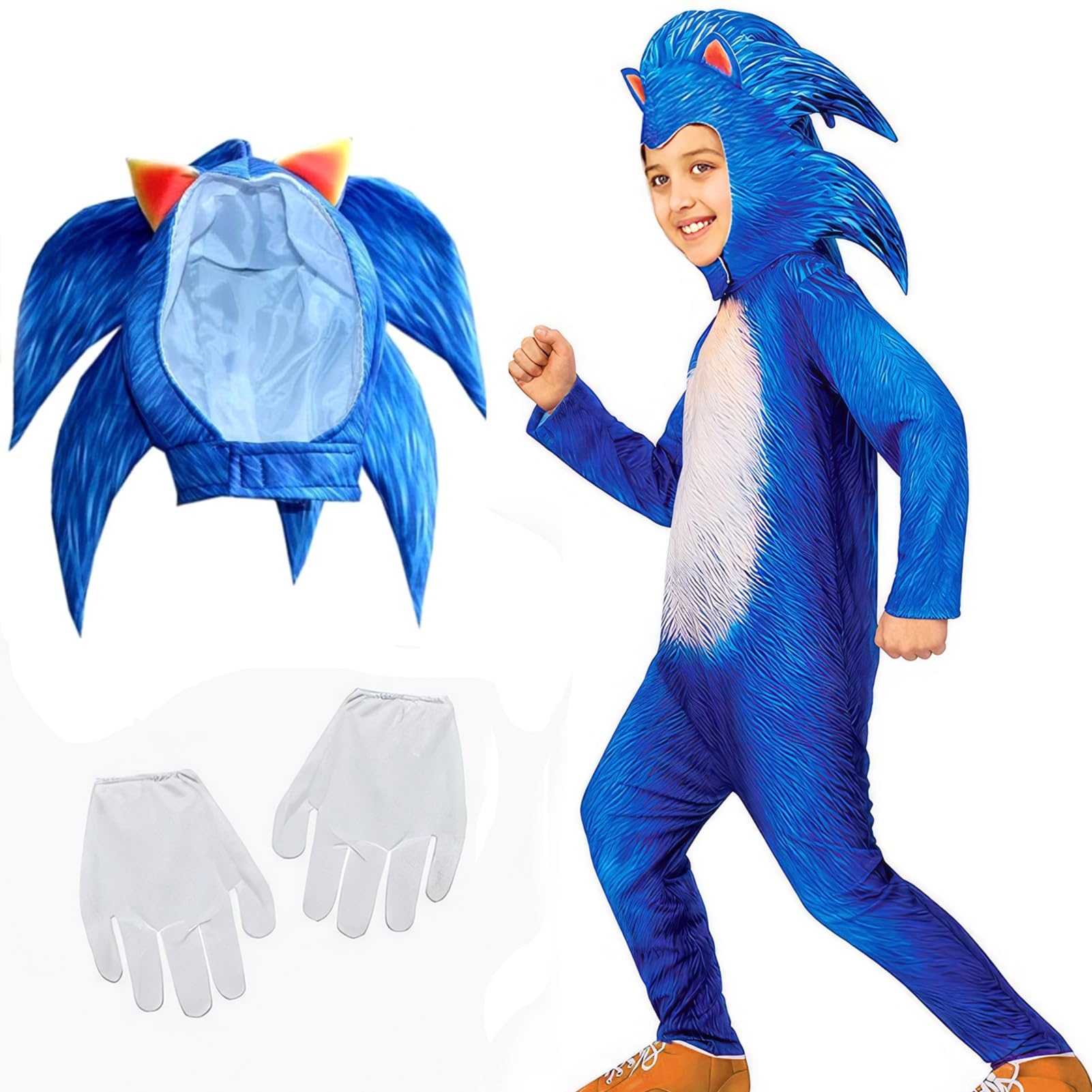 World Book Day Kids Cosplay Costume Set, Cartoon Animal Character Bodysuit Fancy Dress for Boys Girls Party Costumes