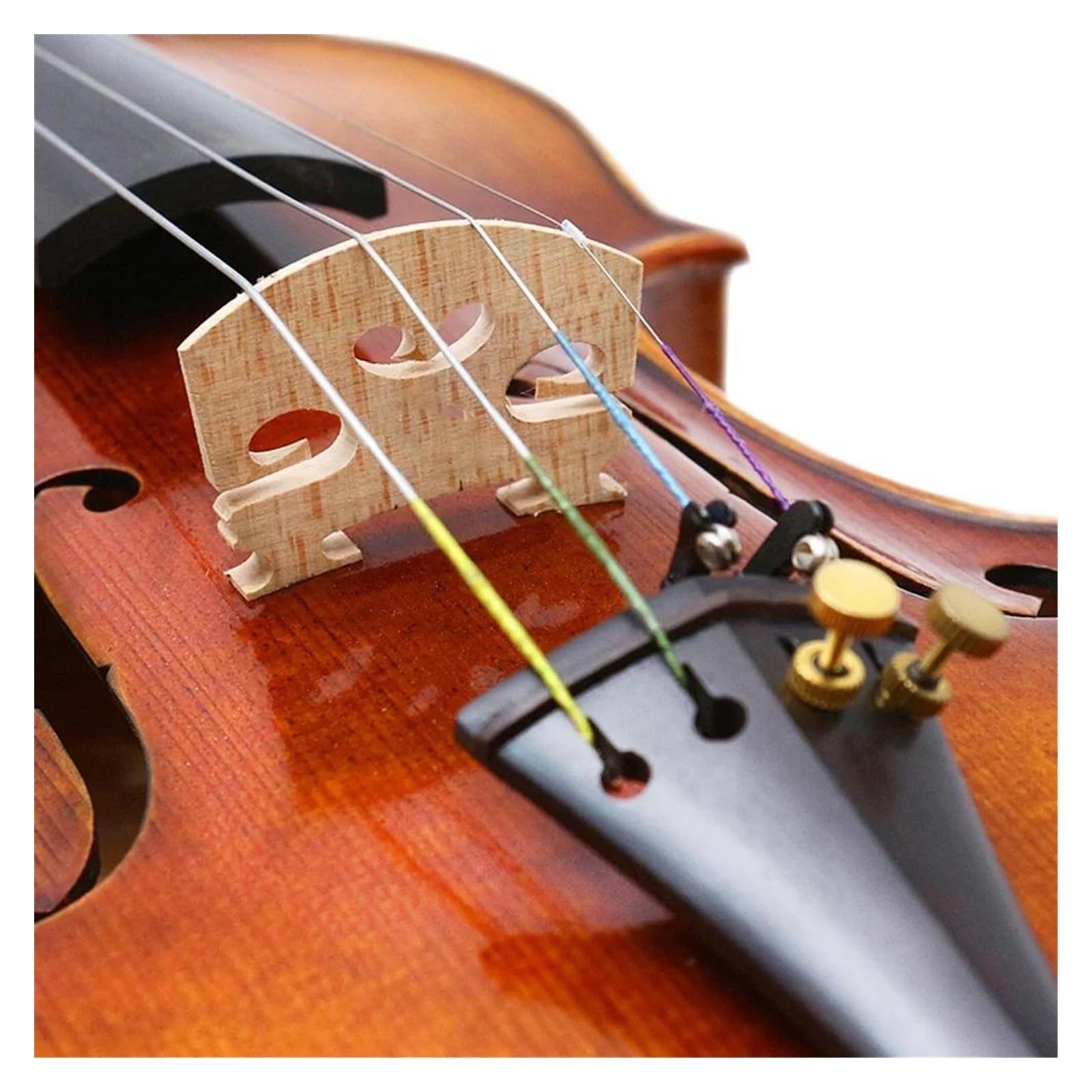 Ręcznie Robione Skrzypce 4/4 W Pełnym Rozmiarze Z Litego Klonu Płomienistego Z Brazylijskim Futerałem Na Smyczek I Świerkową Płytą Wierzchnią Instrumenty Strunowe Skrzypcowe