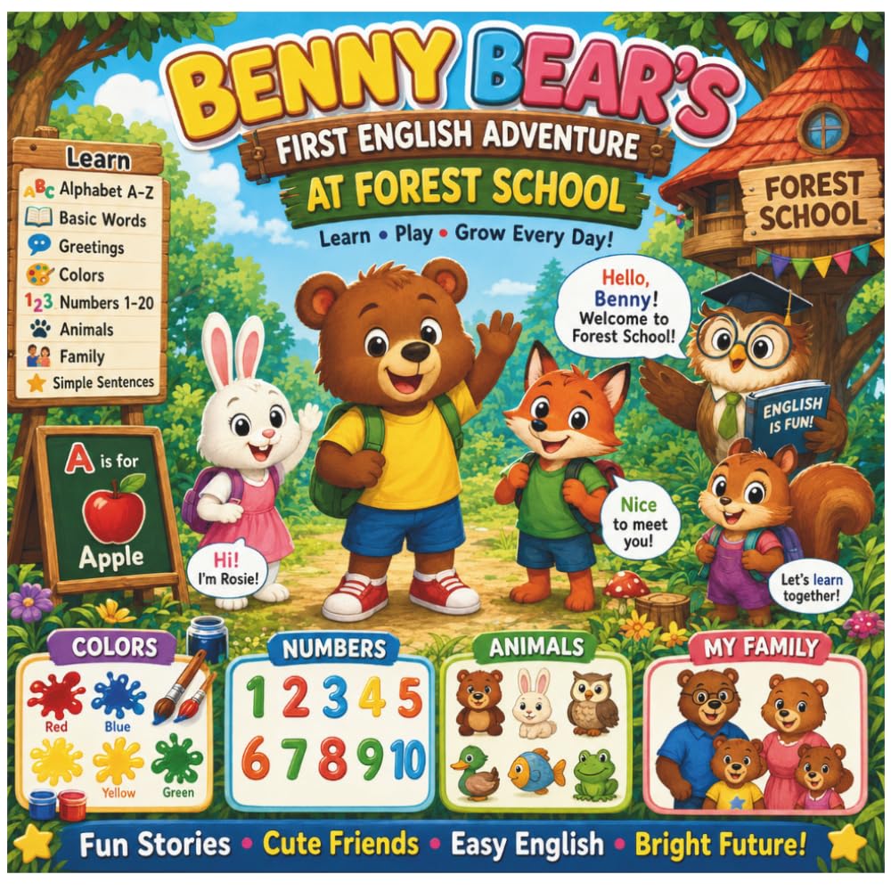 Benny Bear's First English Adventure at Forest School