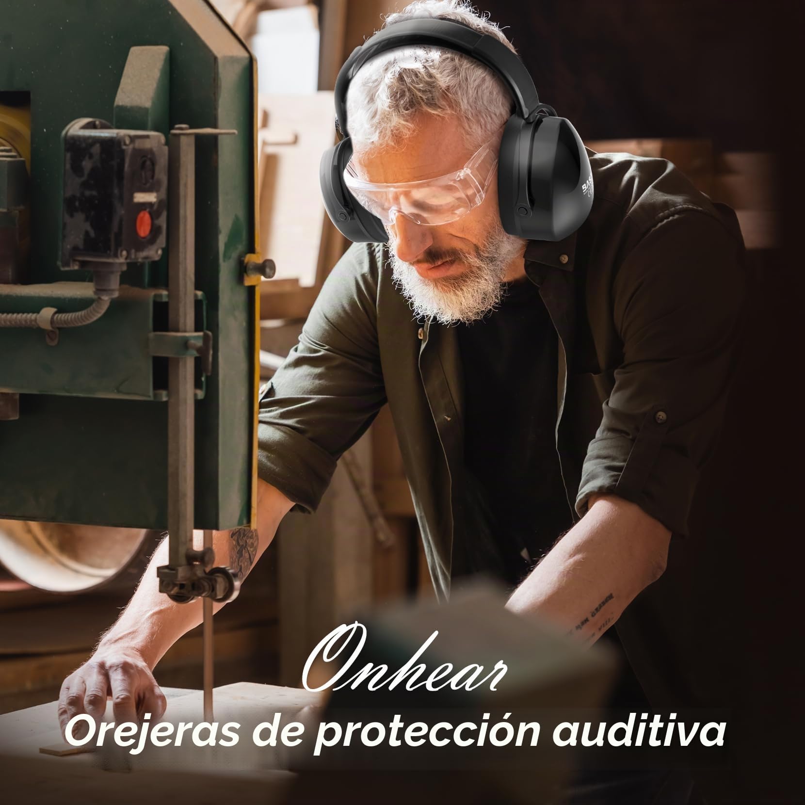 Protección auditiva, reducción de ruido (Dark-snr 36db)