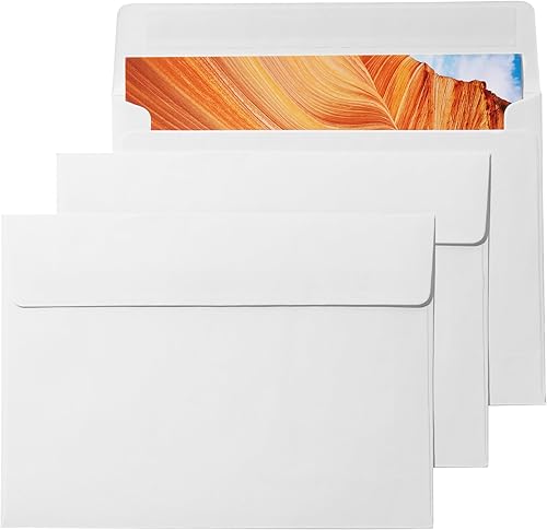 Pack It Chic - Sobres blancos A6 de 4 x 6 pulgadas (250 unidades) para invitaciones, postales, bodas, fotos, cartas y papeles - 4 34 x 6 12 pulgadas