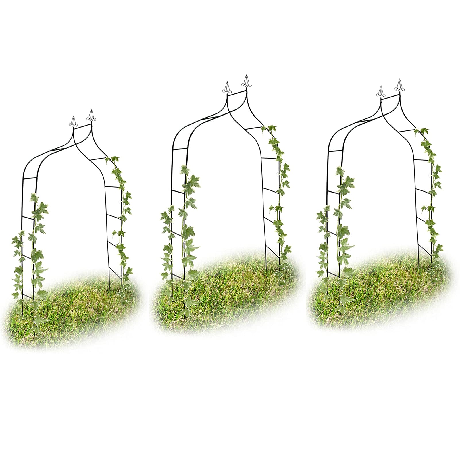 Arche de jardin en métal robuste et élégante pour sublimer vos entrées et mariages