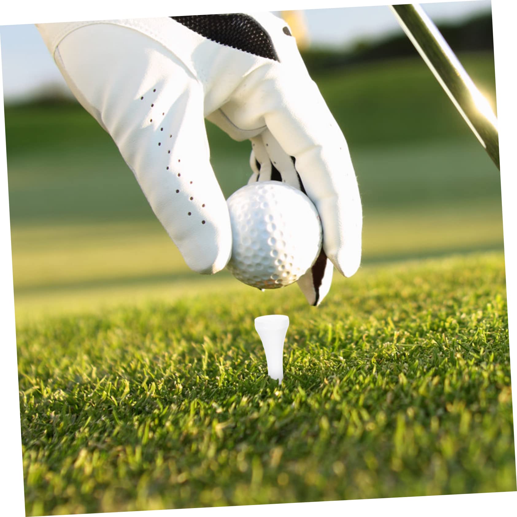 ibasenice Alfileres De Golf Pelota Campo De Prácticas De Golf Pararse Pequeños Tees De Golf Soportes De Golf De Madera tee De Golf Reutilizable Color Aleatorio