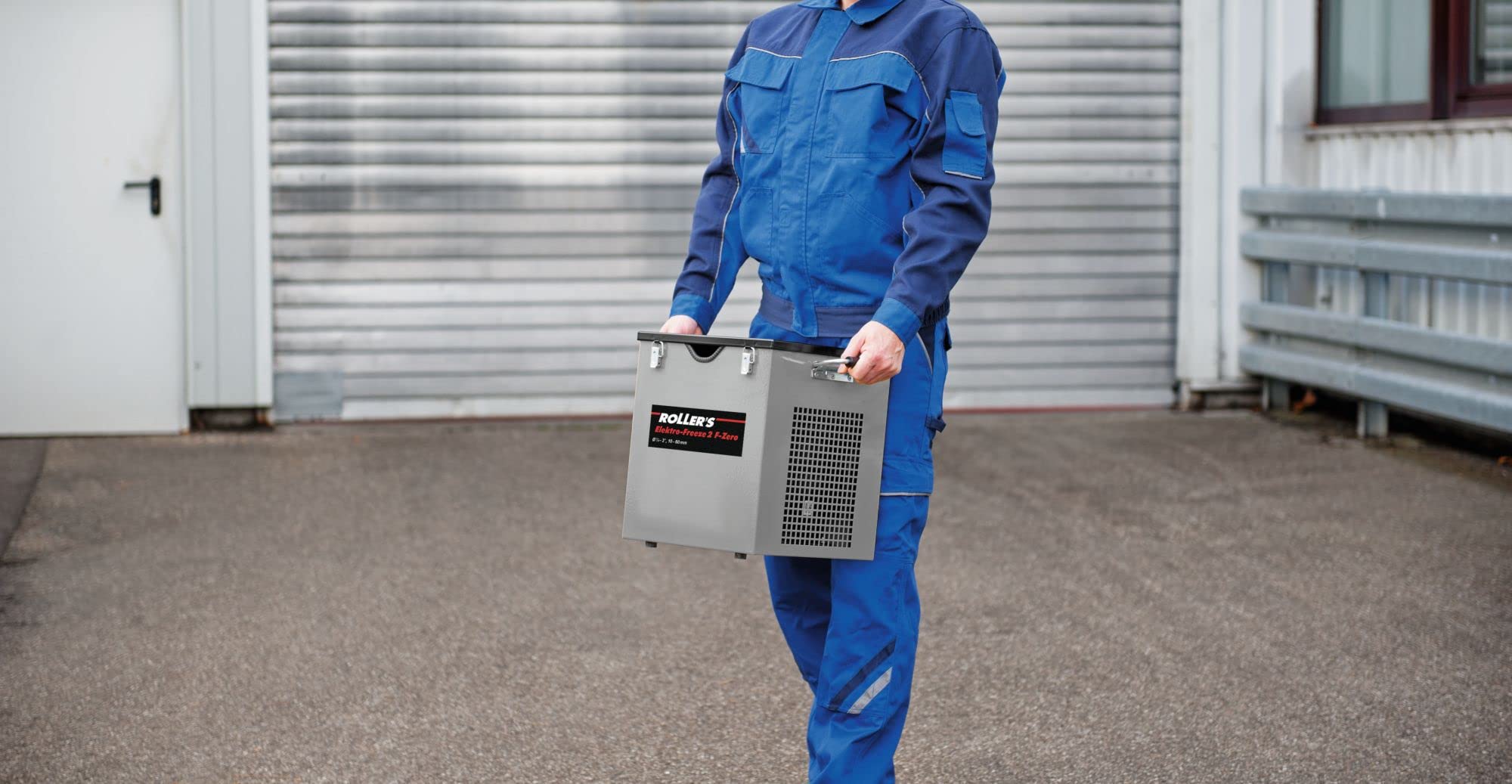 Albert Roller ROLLER'S Elektro-Freeze 2 F-Zero Set - Universelles, robustes, kompaktes Elektro-Rohreinfriergerät für Reparaturen an nicht entleerten Rohrleitungen