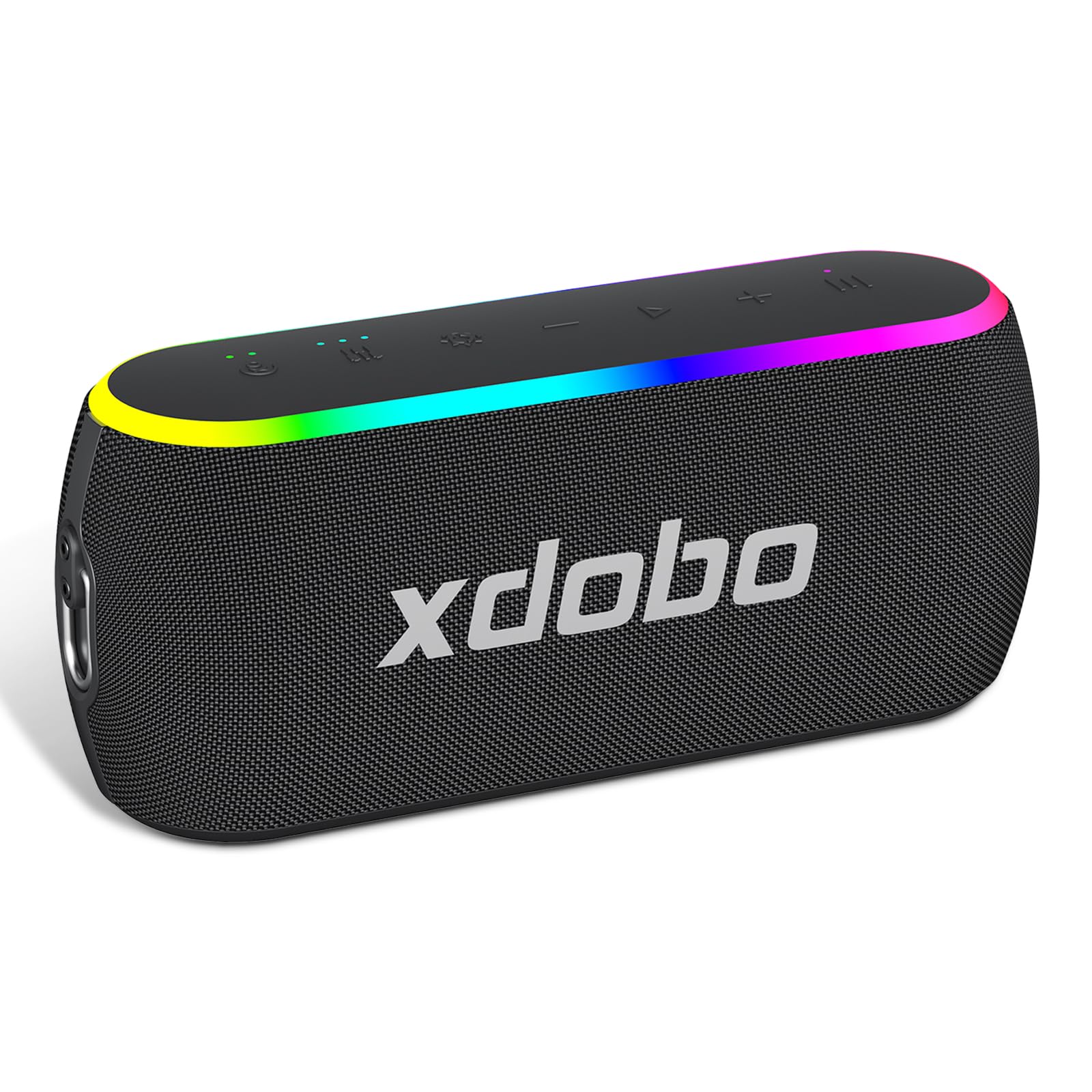 xdobo X8 III Altavoz Bluetooth portátil, 60 W con luces RGB, sonido envolvente TWS, tipo C