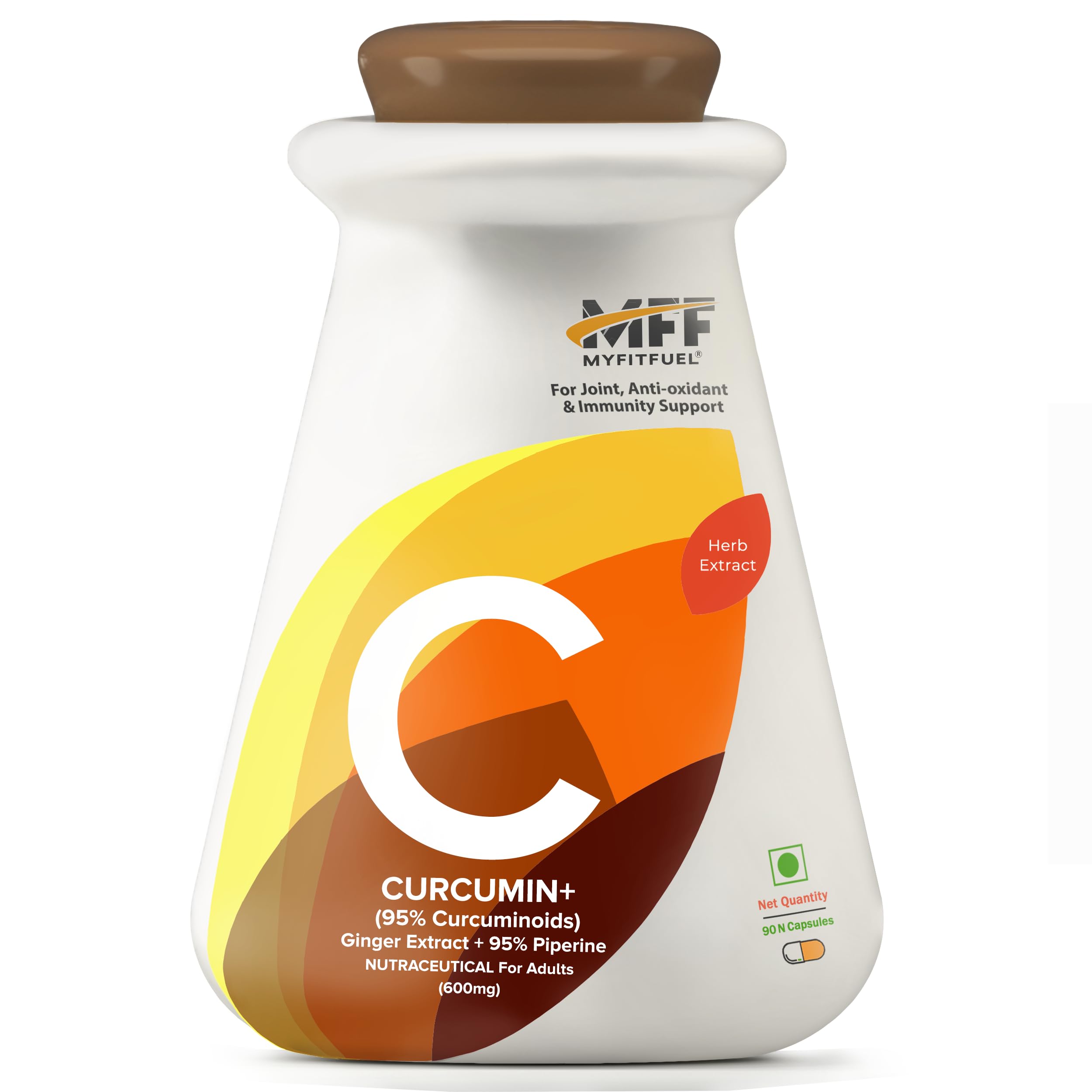 See full amazon price history chart for MyFitFuel Curcumin+ (95% Curcuminoids with Ginger Root Extract & Piperine 95%, 600mg, 90 Capsules) MyFitFuel Curcumin+ (95% Curcuminoids with Ginger Root Extract & Piperine 95%, 600mg, 90 Capsules) (B09219HVK9) Amazon Price History, Amazon Price Tracker