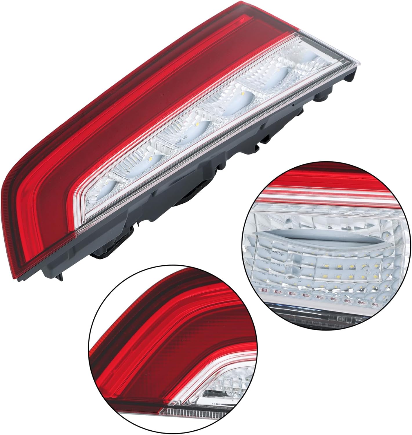 Silscvtt Right Inner Tail Light Replacement for Honda Pilot 2019-2022 Brake Lamp Passenger Side 34150-TG7-A11