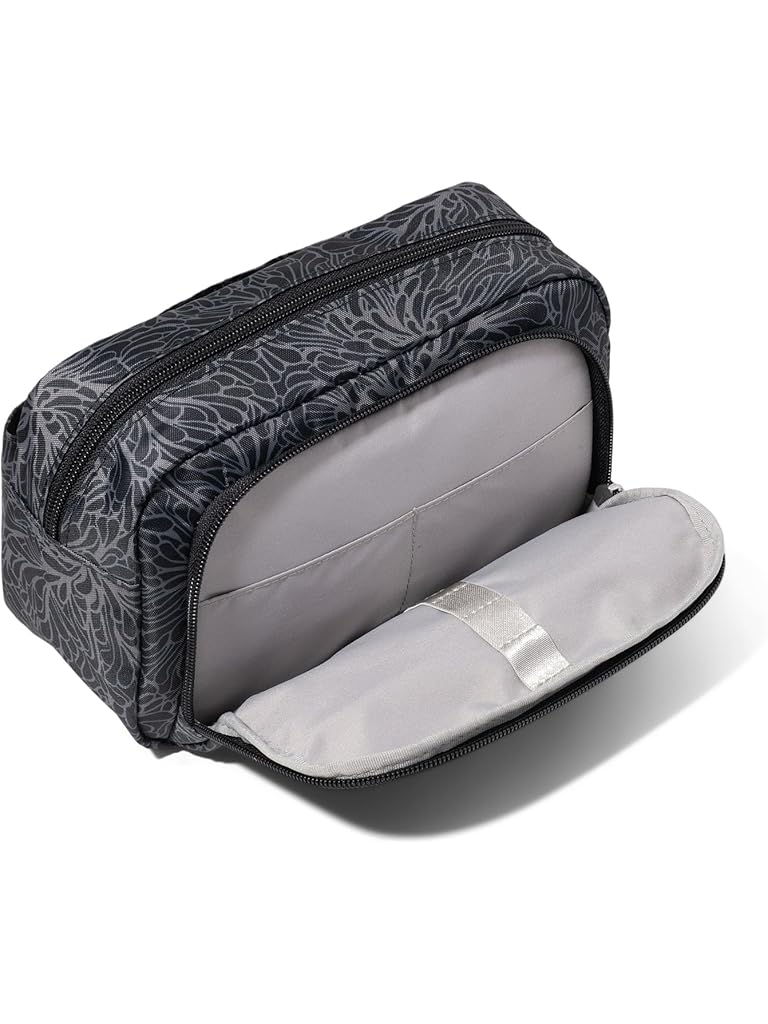 Navy Baggallini Pocket Cosmetic With Brush Organization