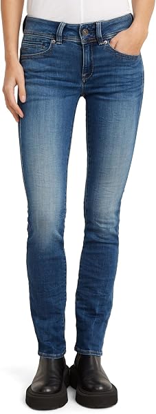 G-Star Mujer Midge Saddle Straight Jeans - 1