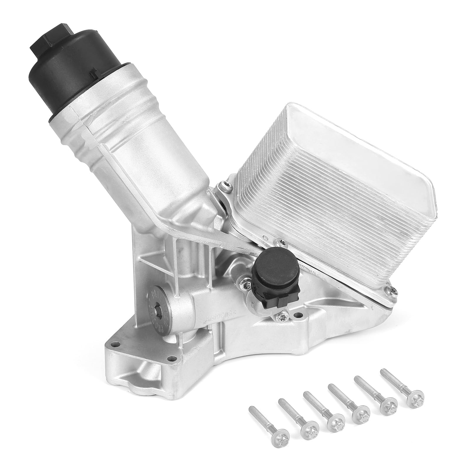 BINB ROAD Aluminium Engine Oil Cooler Filter Housing 11428583895 Compatible with BMW X3 X4 340i 440i 540i 640iX 740i M240i 2014-2019