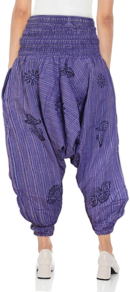 pantalón harem con cremallera y grandes bolsillos 64pl33vi3ea - NYM STORE