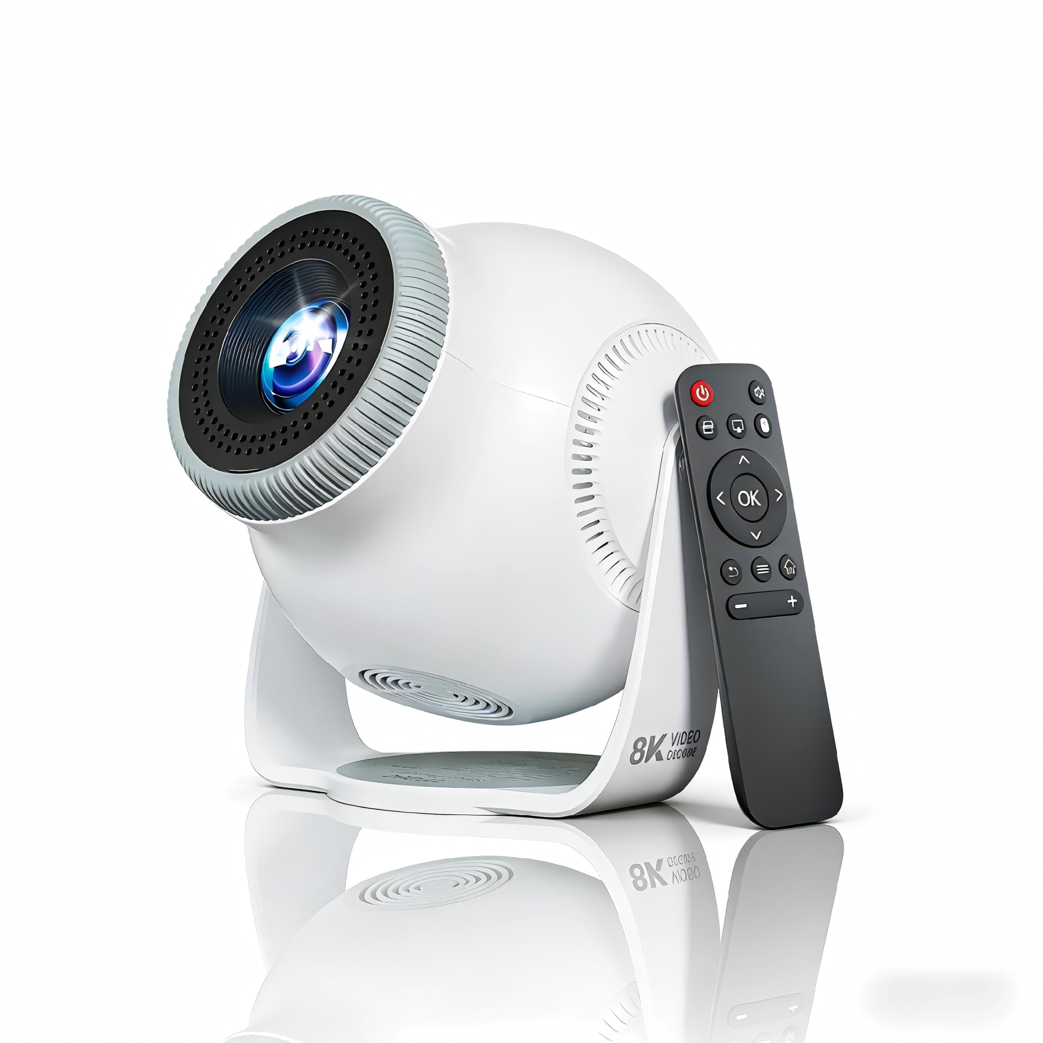 Mini Projector, 2026 New Android 14 Portable Projector with WiFi and Bluetooth, Supports 4K Auto Keystone Correction, Short Throw Projector for Bedroom/Outdoor/iPhone/HDMI (TP360)-image-27