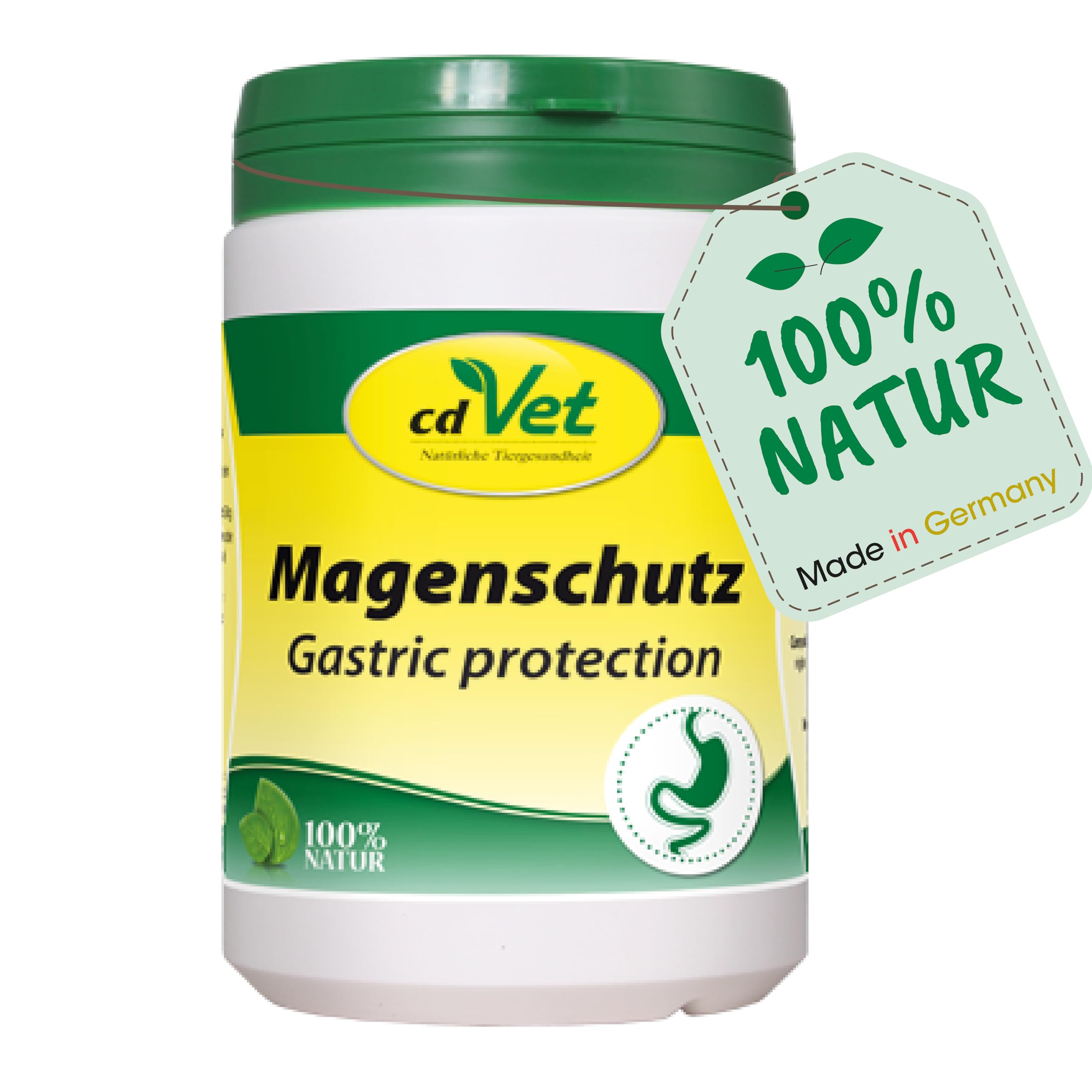 cdVet Magenschutz 400g - Pulver zur Förderung der Gesundheit von Magen und Darm für Hunde und Katzen