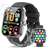 Smart Watch for Men Women (Answer/Make Call), 1.96" HD Fitness Tracker Running Watch, IP68 Waterproof,Pedometer, Sleep/Step/Activity/Heart Rate Monitor,110+ Sport Mode Smartwatch for iOS Android Phone