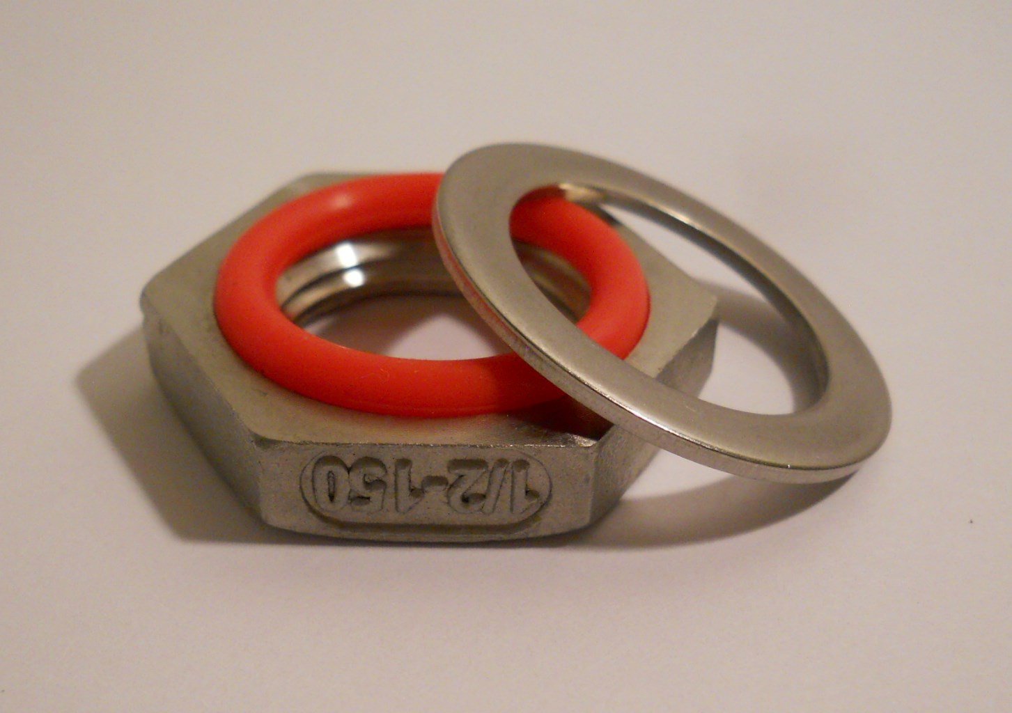 MOUNTING KIT 3PC for THERMOMETER BULKHEAD BREW KETTLE MASH TUN STAINLESS STEEL 1/2