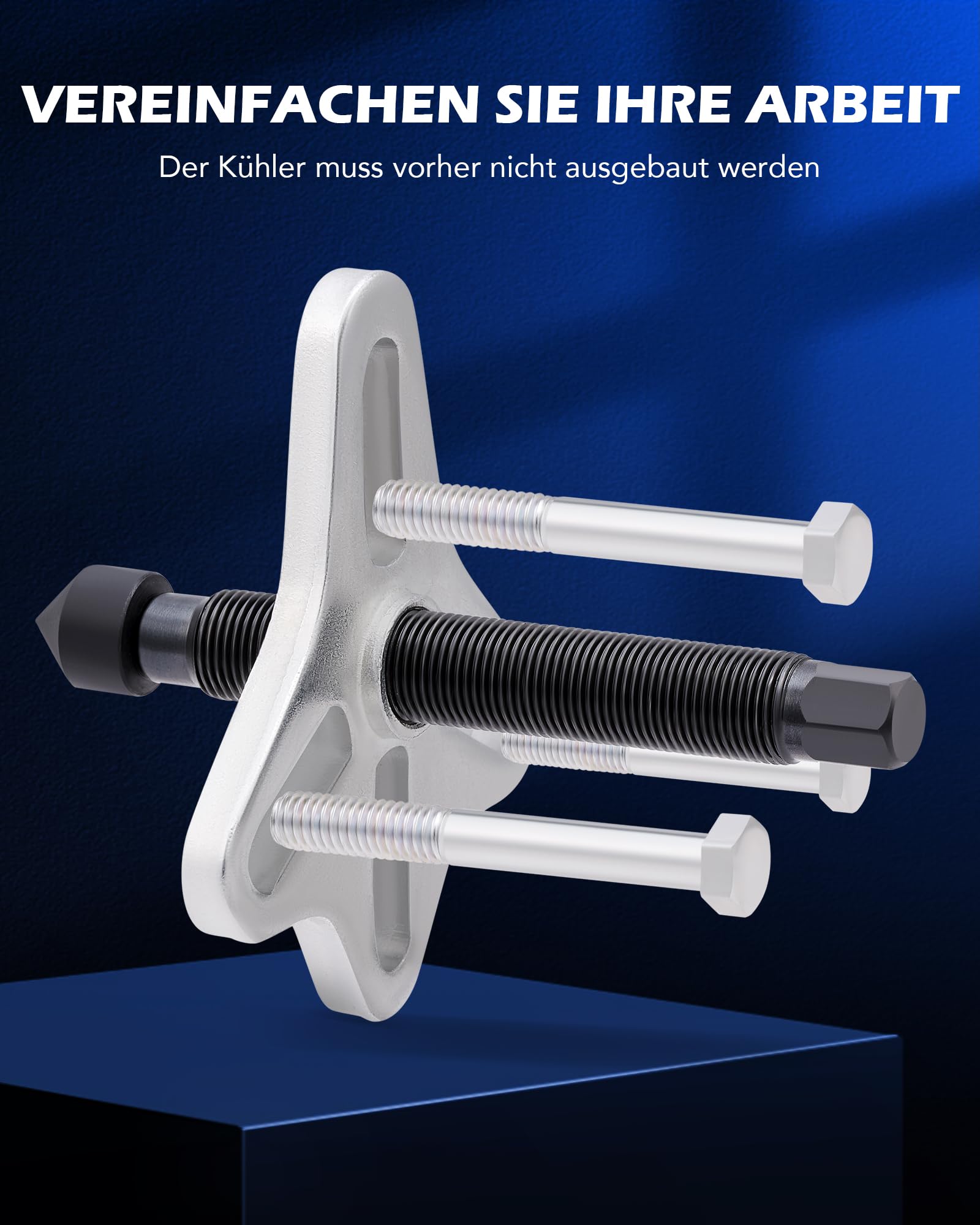Orion Motor Tech Polradabzieher Set 49-teilig, Abzieher für Harmonie-Balancer, Lenkrad und Kurbelwellen-Riemenscheibe, Antriebswellen Ausdrücker Kit für PKW und SUV