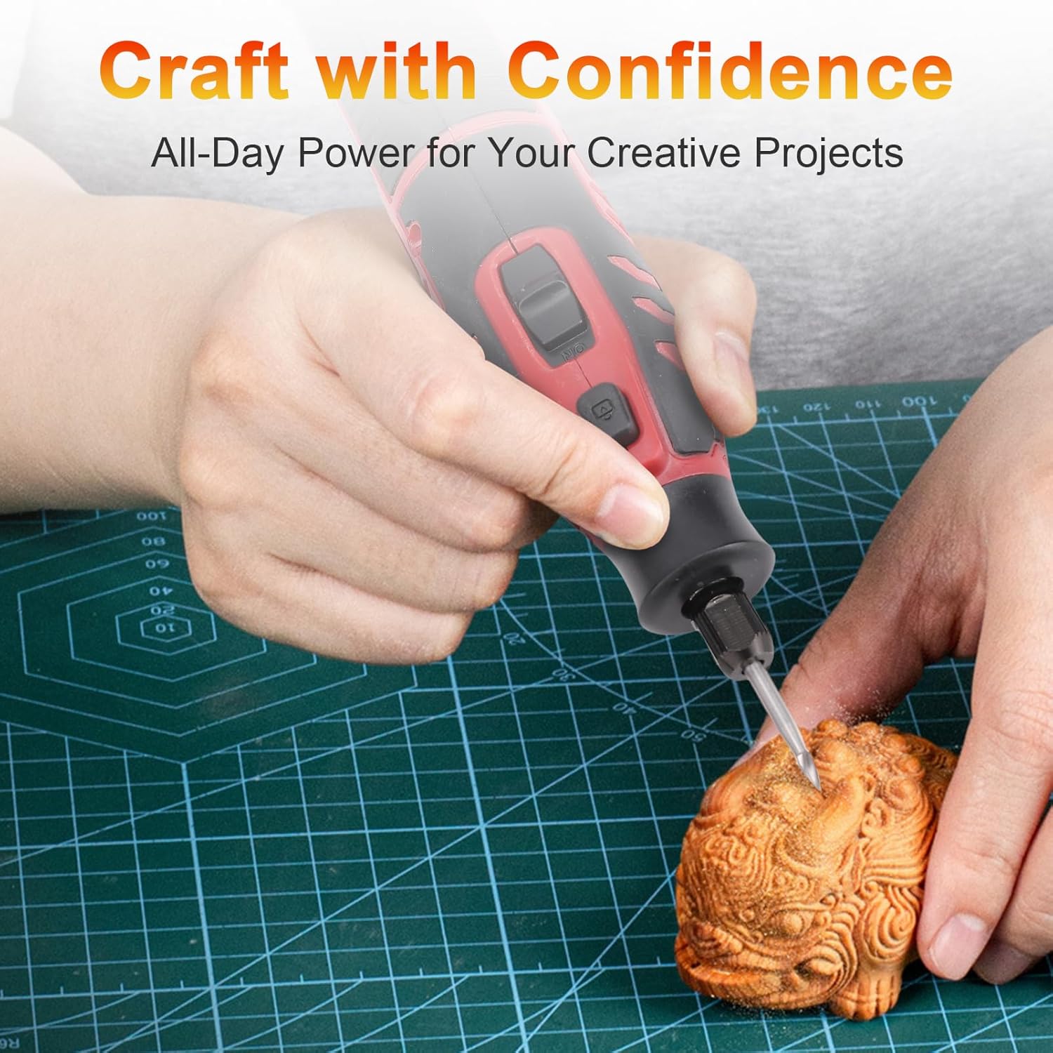 Mini Cordless Rotary Tool Kit, 6-Speed and USB Charging with 138 Accessories, Multi-Purpose 4.2V Power Rotary Tool for Sanding, Polishing, Drilling, Etching, Engraving, DIY Crafts