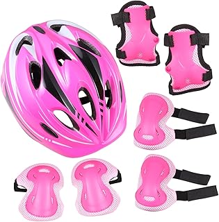 BESPORTBLE Joelheiras Esportivas 1 Conjunto 7 Pçs Joelheiras Para Adultos Joelheiras Esportivas Patinação Rótula Protetor De Cotovelo Infantil Protetor De Cotovelo De Patinação Protetor De