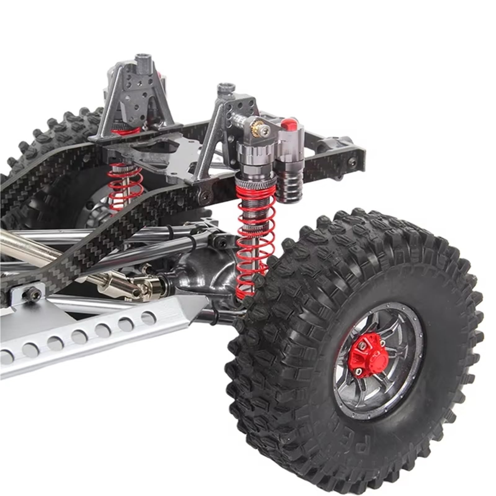 Stoßdämpfer für RC Cars Für TRX4 Für Axial Für SCX10 90046 D90 KM2 Y05 1/10 RC Crawler Auto Piggyback Stoßdämpfer Loch Zu 90 Mm
