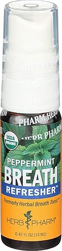 Herb Pharm, Tonic Breath Menta Orgánica, 0.47 Fl Oz