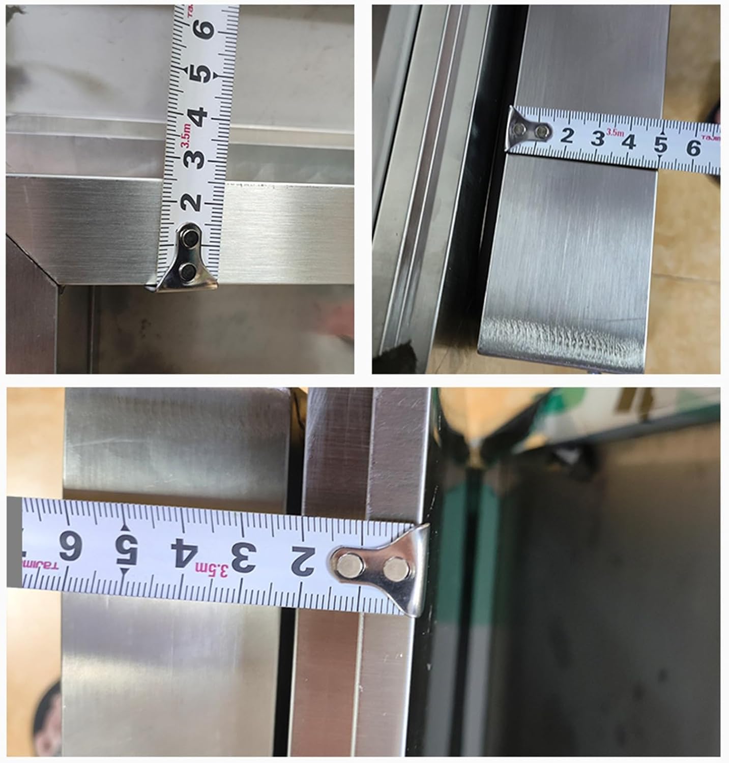 Roof Hatch Heavy Duty Attic Hatch Cover, Skylight Roof Caps Window with Gas Shock Strut, Heavy Duty Roof Security Door with Sealing Rubber Gasket & Handle(50 * 50cm/19.7 * 19.7in)