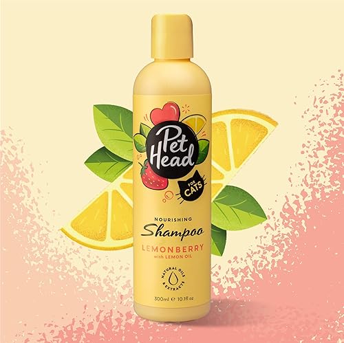 Miniatura 2 de Pet Head Felin' Good Cat Shampoo | Aroma afrutado | Champú para gatos malolientes | Nutritivo y desodorante | Vegano | Seguro para Lick | Fórmula