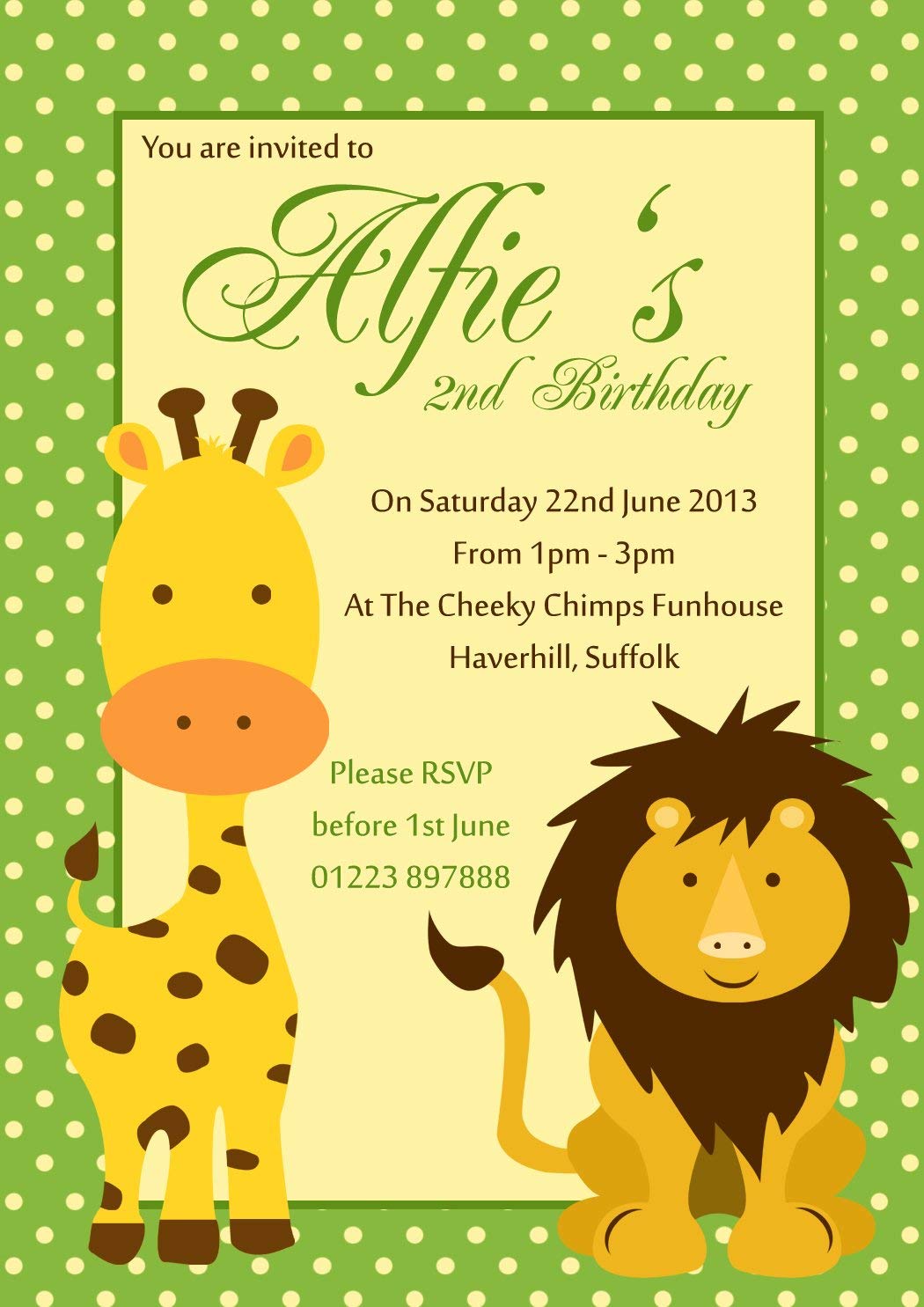 Personalised Childrens Birthday Invitations Printed Invites Boy Girl Joint Party Twins Unisex 1st 2nd 3rd 4th 5th 6th 7th 8th Zoo Animals Monkey Elephant Giraffe Lion 5 10 20 30 40 50 60 70 80 90 100