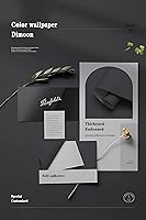 Vista 271 de Dimoon 236''x17.7'' White Thicken Peel and Stick Wallpaper Contact Paper Modern Self Adhesive Wall Paper Removable Renter Friendly Textured Solid