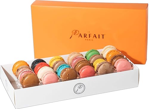 Miniatura 2 de Le Parfait Paris Variedad de macarons franceses, caja de aperitivos de postres gourmet para baby shower, cumpleaños, día de la madre, aniversario,