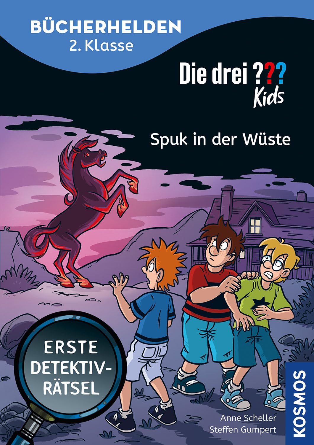 Die drei ??? Kids, Bücherhelden 2. Klasse, Spuk in der Wüste: Gut lesen können - erste Detektivrätsel - für Fans der Reihe Die drei ??? - spielerisch lesen üben mit Rätsel auf jeder Doppelseite