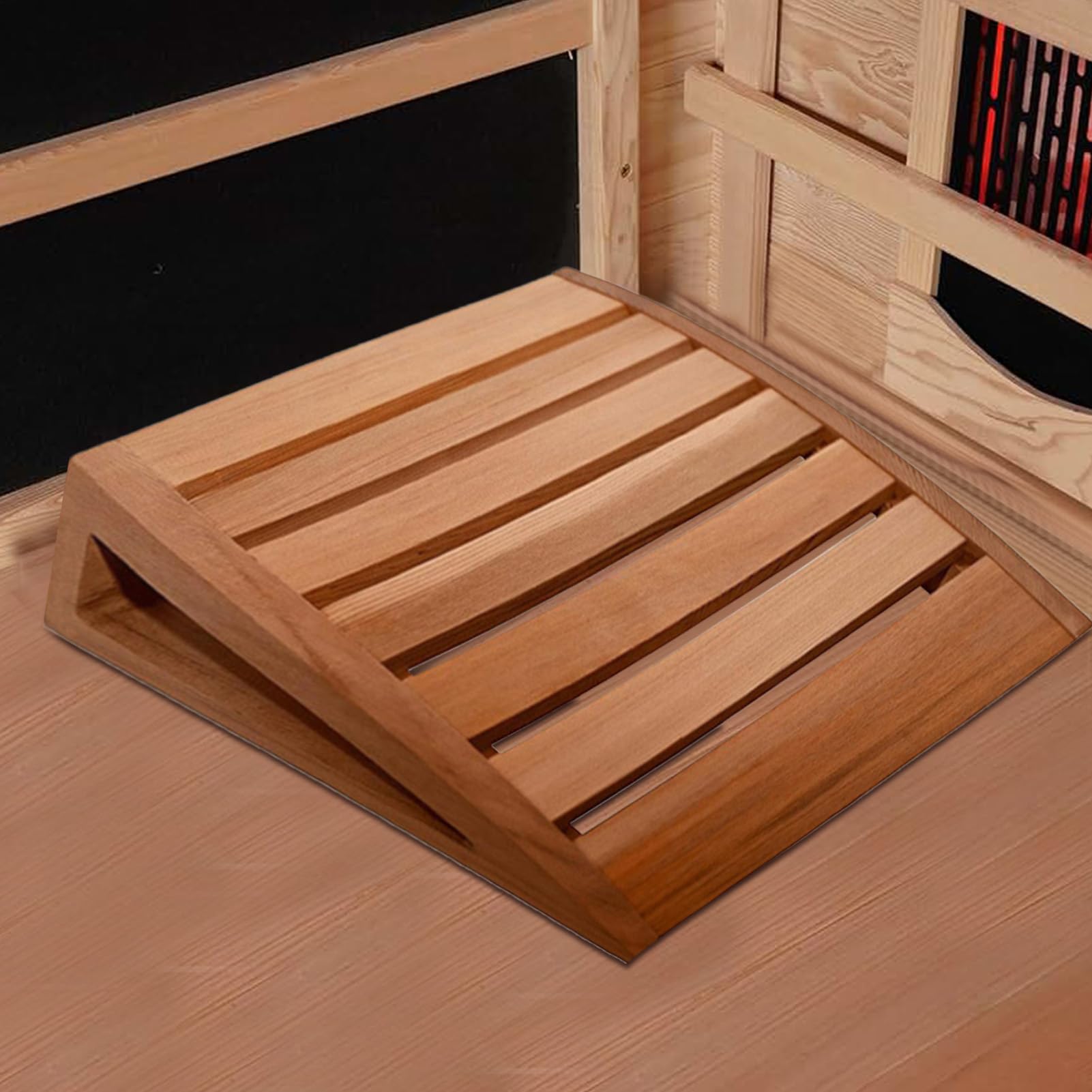 Coussin de nuque pour sauna, antidérapant, respirant, multifonction, en bois, pour sauna, appuie-tête et dossier – pour femmes, hommes, adultes, maison, spa, chambre, repos, relaxation