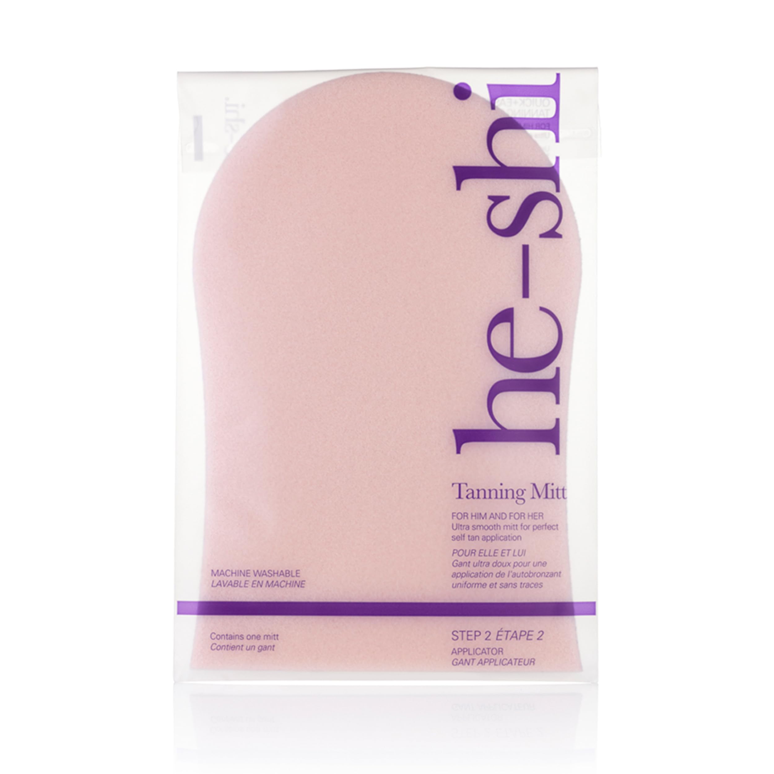 he-shiUltra Smooth Reusable Tanning Mitt - Washable Fake Tan Applicator Mitt - Self Tanning Applicator - Tanning Glove for No Streak Tanning