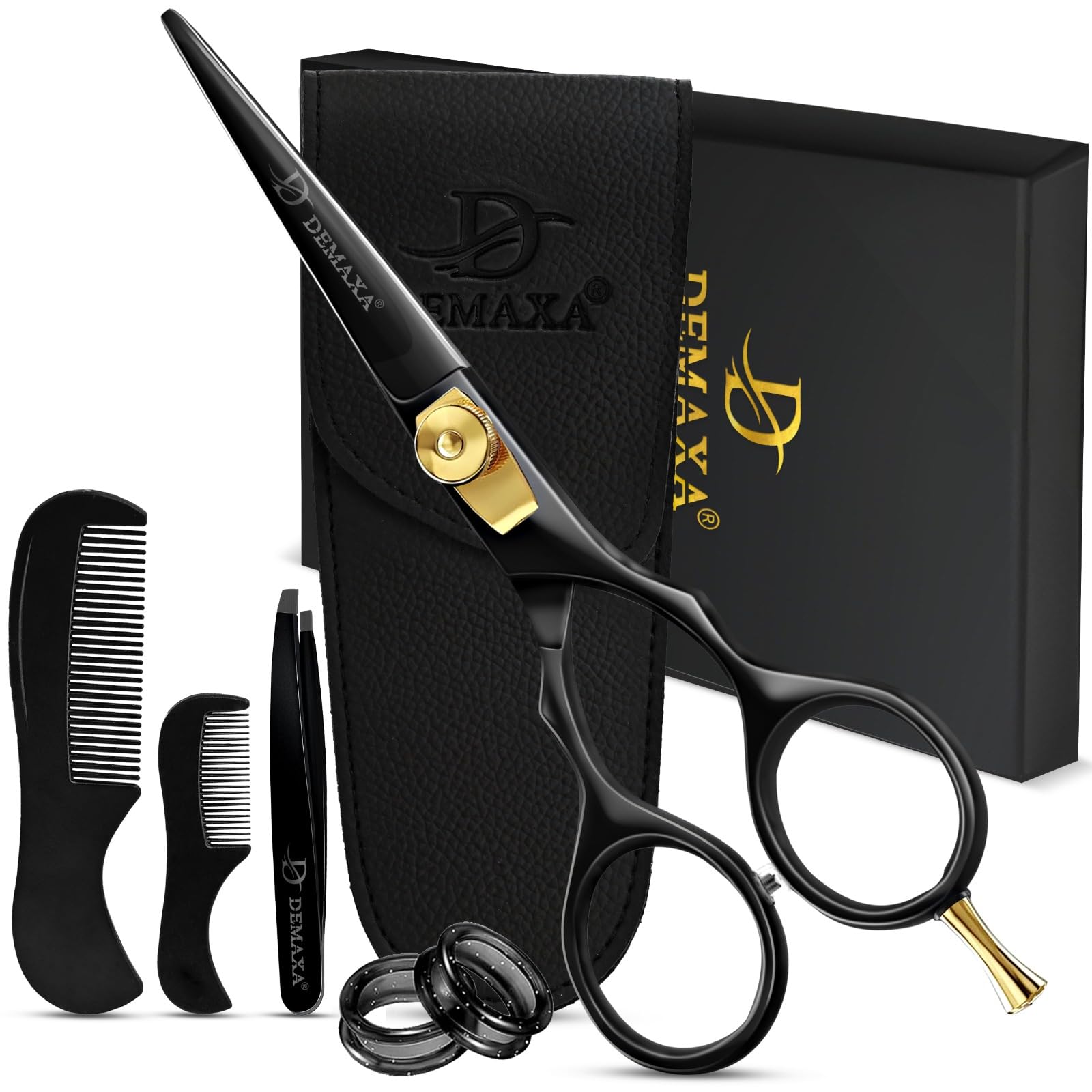 DEMAXA Hair Scissors - Professional Barber Shears -10