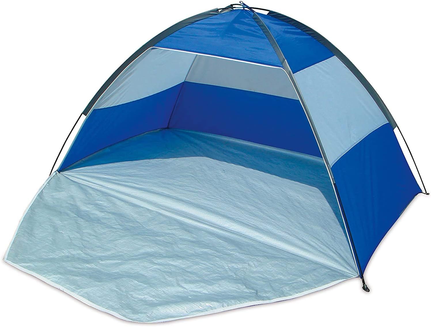 Wilton Bradley Yello UPF40 Family Beach Tent Shelter Red Or Blue (Blue