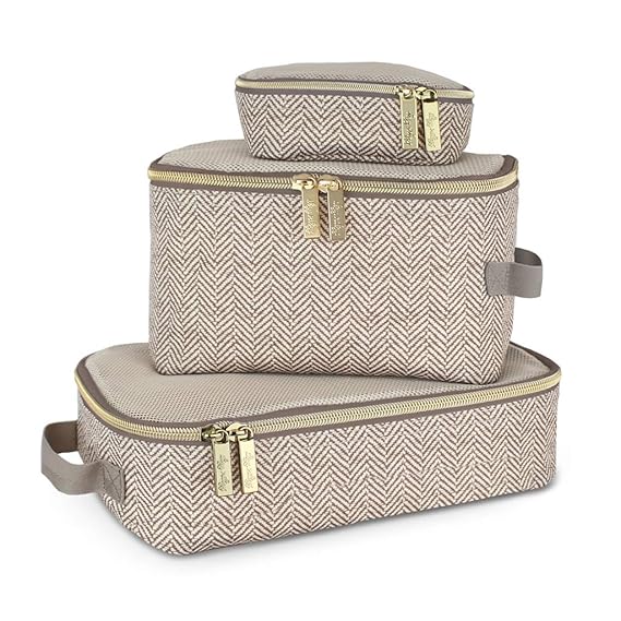 Itzy Ritzy Packing Cubes for Travel Set of 3 Packing