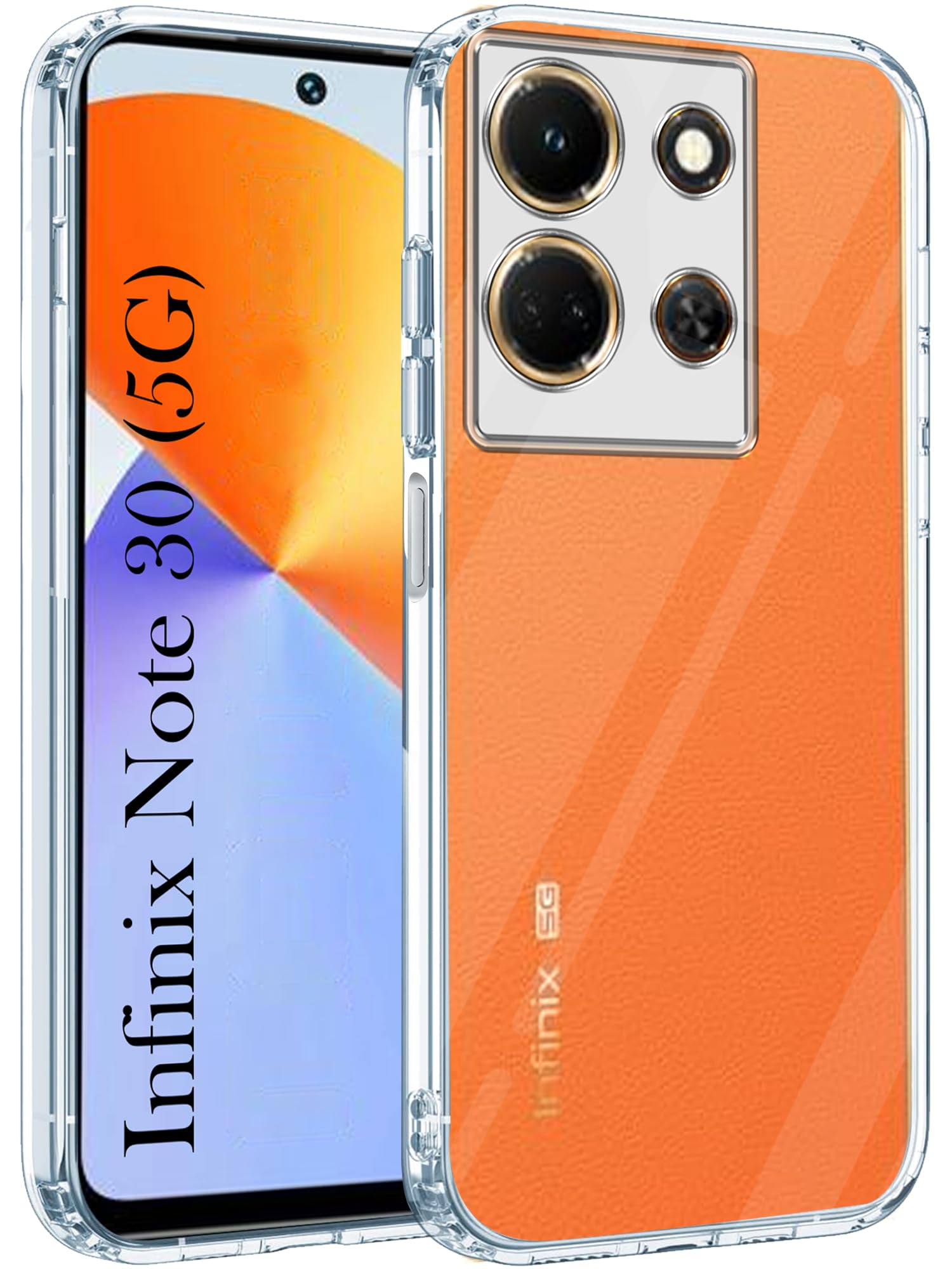 Jkobi Back Cover for Infinix Note 30 5G (Silicone Clear Shockproof Case with Camera Protection | Soft and Flexible | Transparent) (B0CYSSVN59) Amazon Price History, Amazon Price Tracker