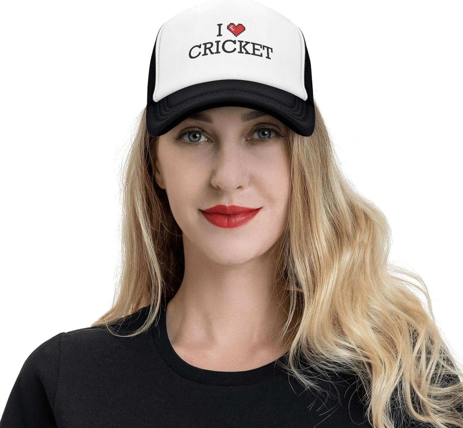 Graphic Hats for Men I Love Cricket Trucker Hats Hats Women Baseball Funny