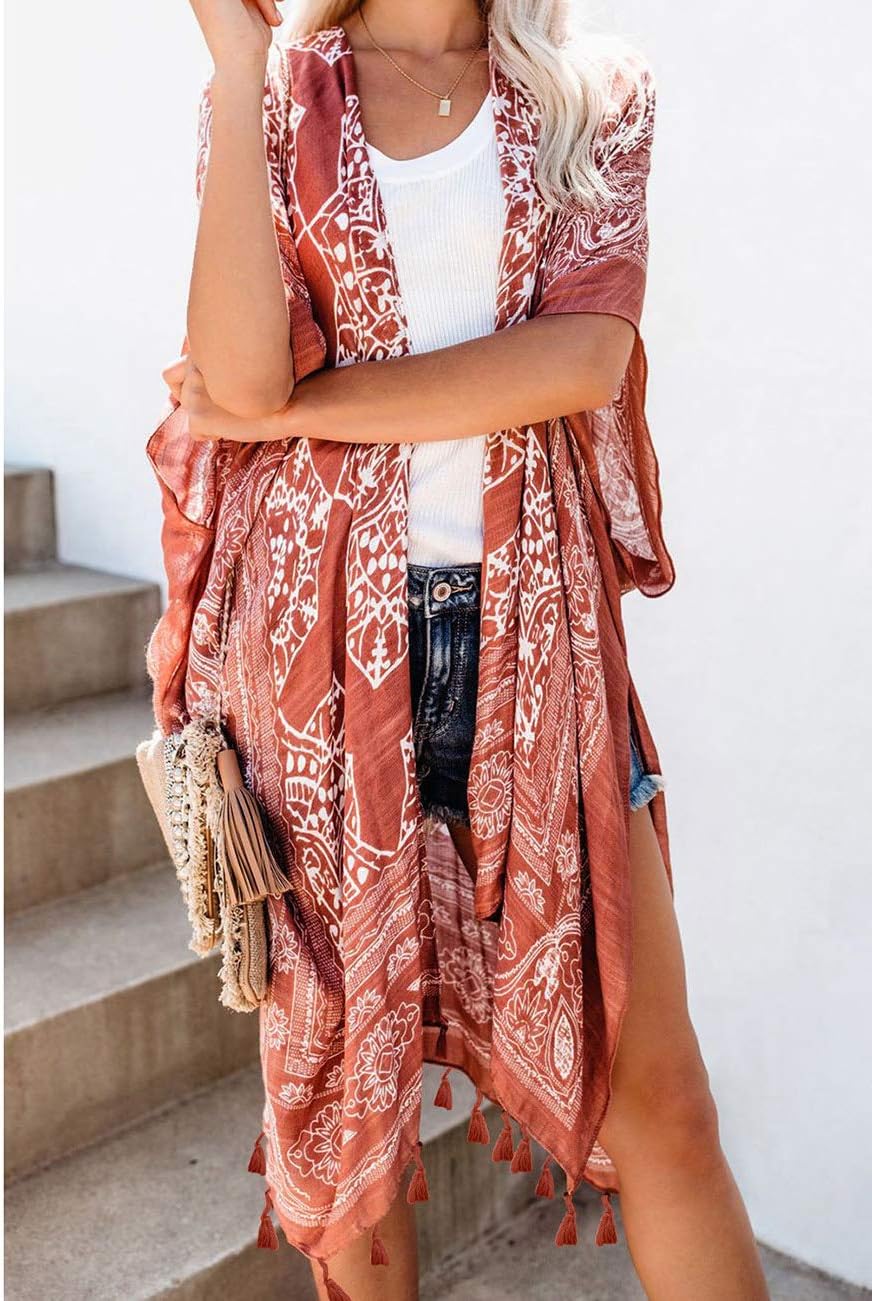 Printed Swimsuit Cover-Up