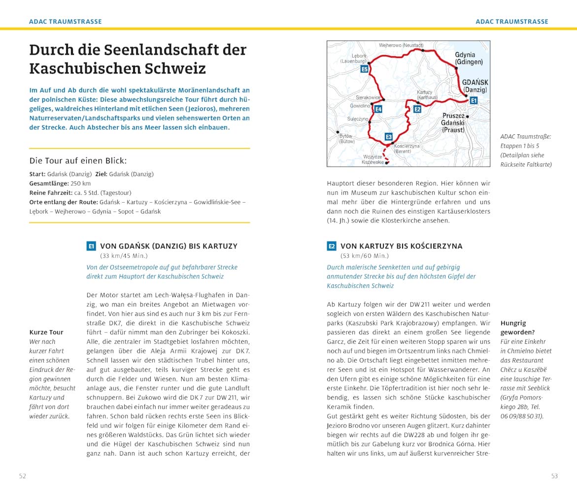 ADAC Reiseführer plus Polnische Ostseeküste: Mit Maxi-Faltkarte und praktischer Spiralbindung