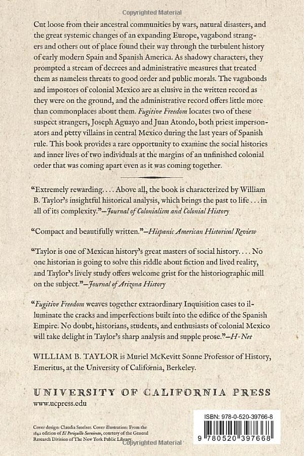 Fugitive Freedom: The Improbable Lives of Two Impostors in Late Colonial Mexico - Image 2