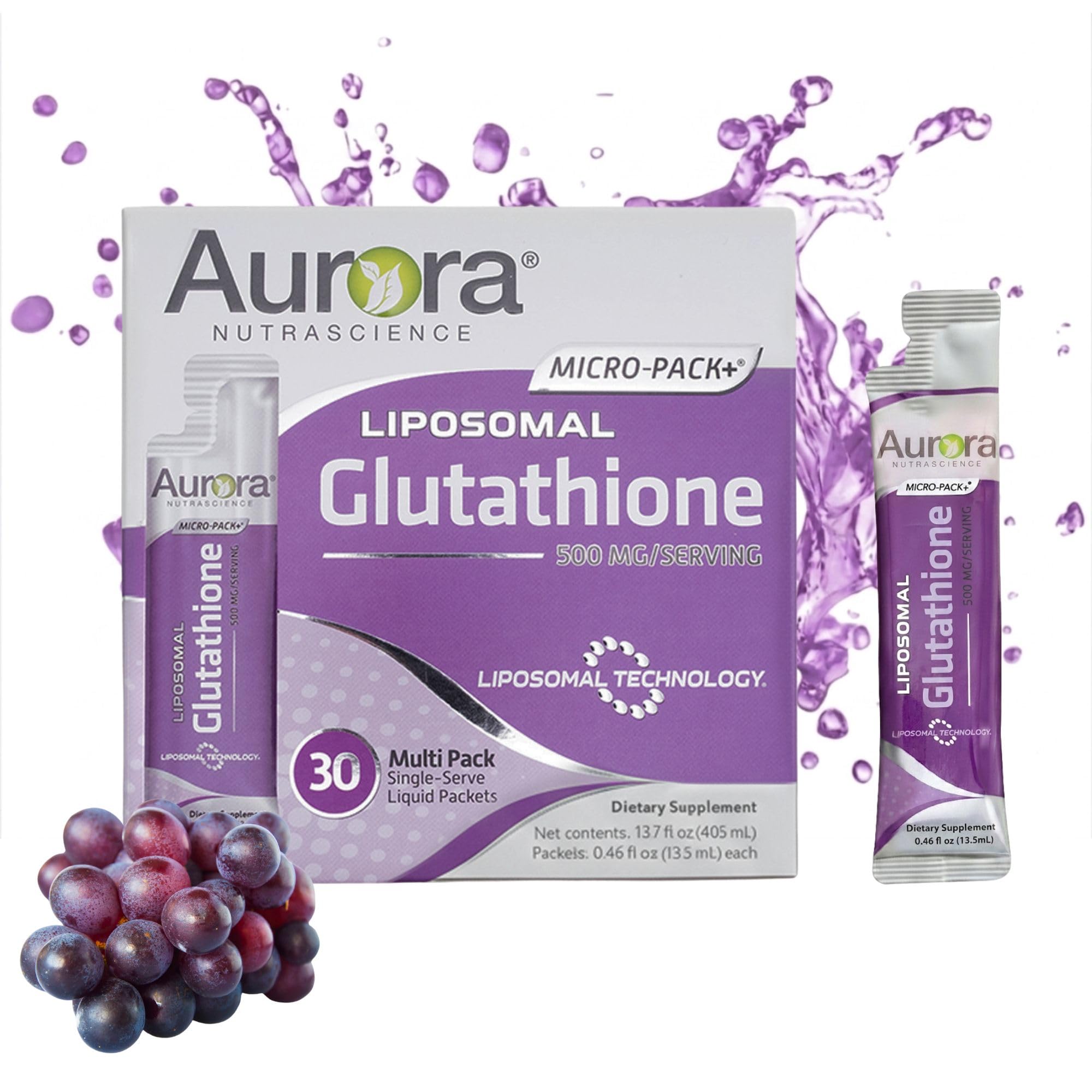 micro liposomal glutathione Aurora Nutrascience Micro-Pack Glutathione, 30 Packets Tau gak sih, Bestie? Treat Pain Select a Pack:Pack of 1