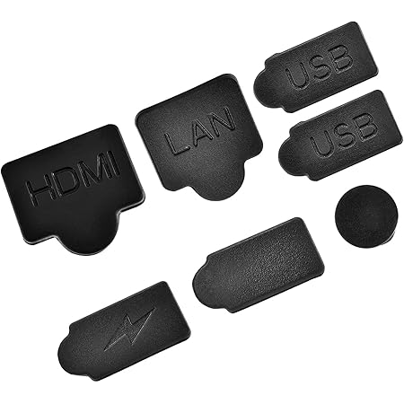 PSS PS5 Silicone Dust Plugs, Dust Proof Kit , USB HDMI Interface Anti-dust Cover Dustproof Plug for Playstation 5 Disk/Digital Console