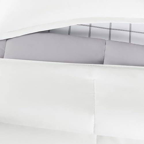 Miniatura 5 de Serta Simply Clean Complete - Cama reversible hipoalergénica de 7 piezas en una bolsa con sábanas y fundas de almohada para todas las estaciones,