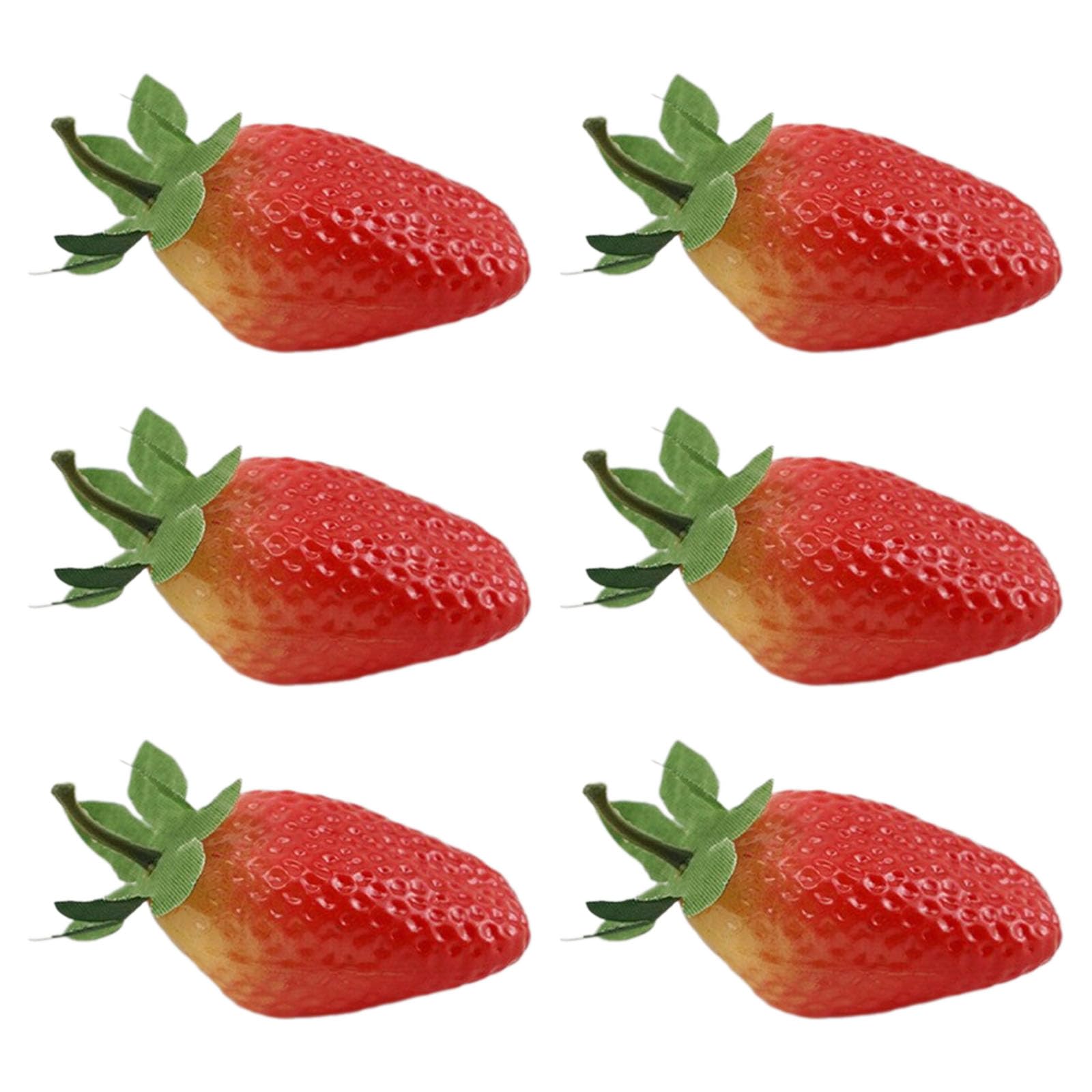 Xinsheinelry 6Pcs Artificial Friut Realistic Fake Fruit Simulation Props Photography Props, 24 Kind of Mixed
