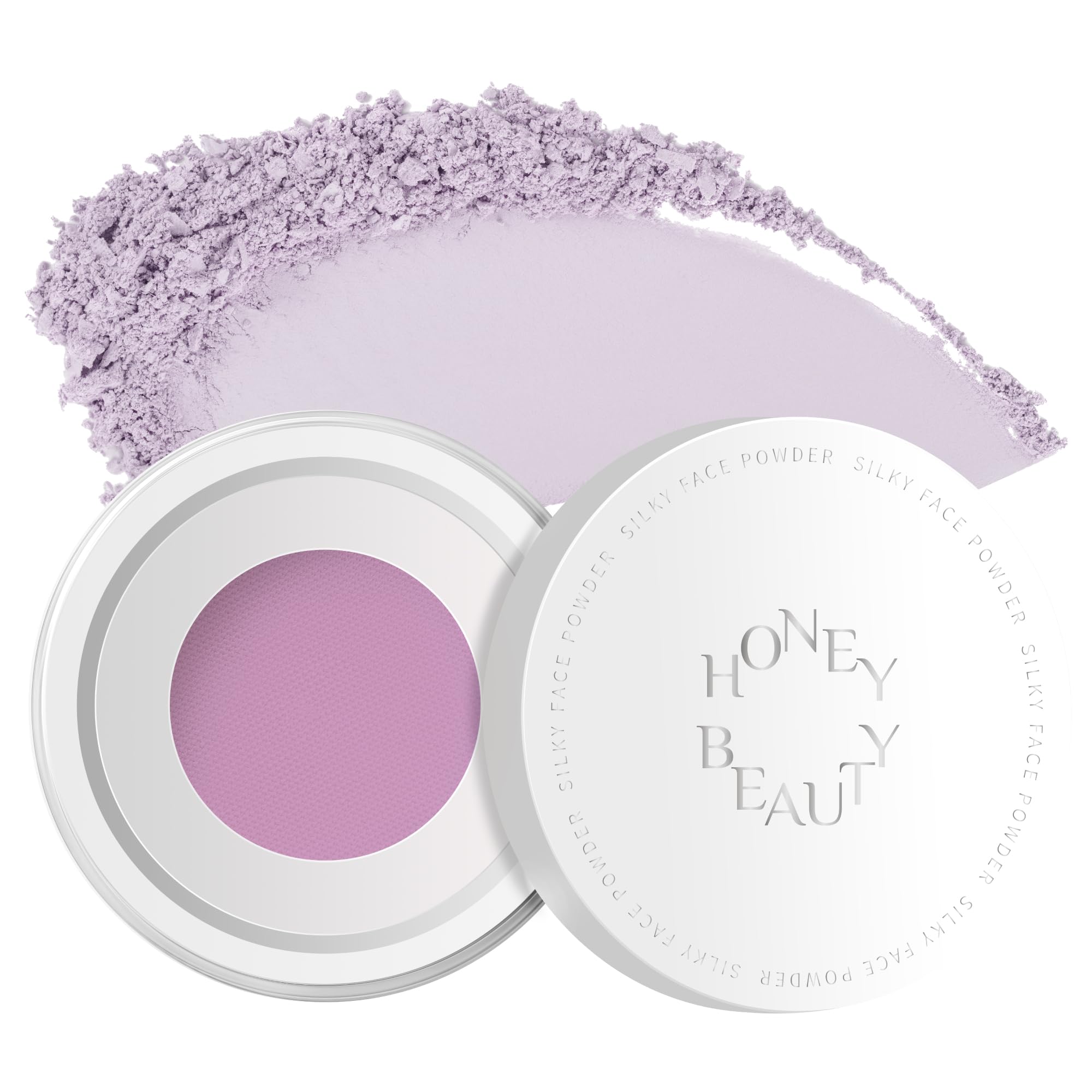Amazon | ハニービューティー シルキーフェイスパウダー(03 ラベンダー