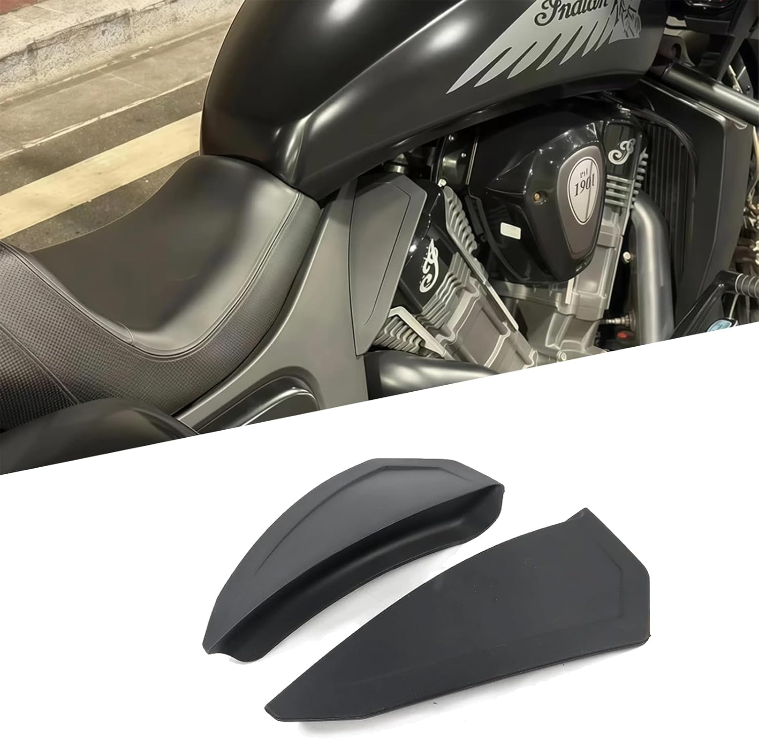 For Indian Challenger Pursuit Dark Horse 2022-2026 Motorcycle Side Fairings Heat Shields Accessories