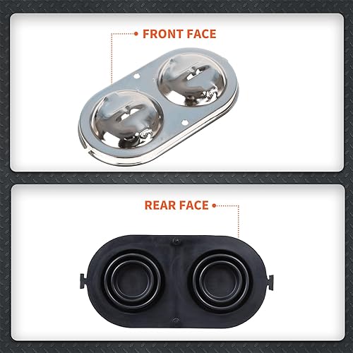 Miniatura 5 de labwork Tapa del cilindro maestro con juntas de repuesto para Chevy Corvette 1967-1982